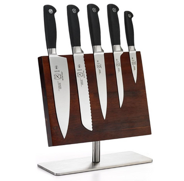 Mercer Culinary M21942 Genesis 6-Piece Magnetic Board Knife Set, 11 3/8 x 9, Stainless Steel